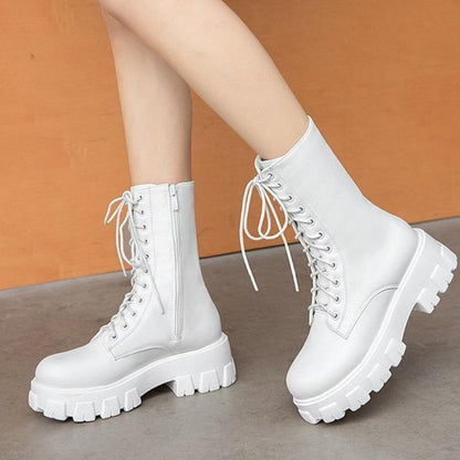 TESSA | Chunky Lace Up Boots